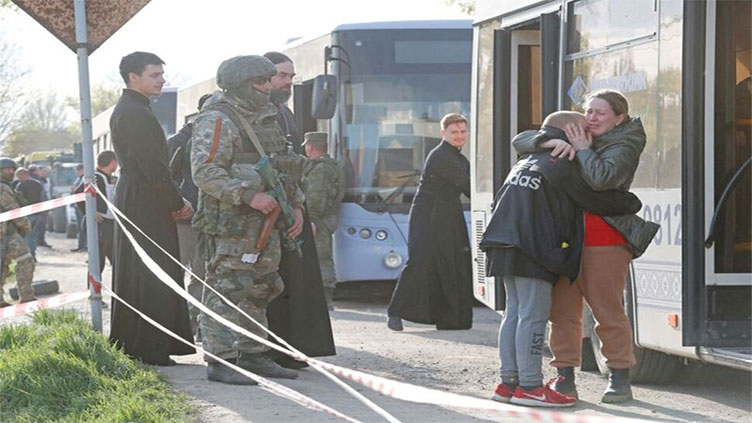 Pelosi pledges US support on visit to Ukraine; civilians evacuated from Mariupol