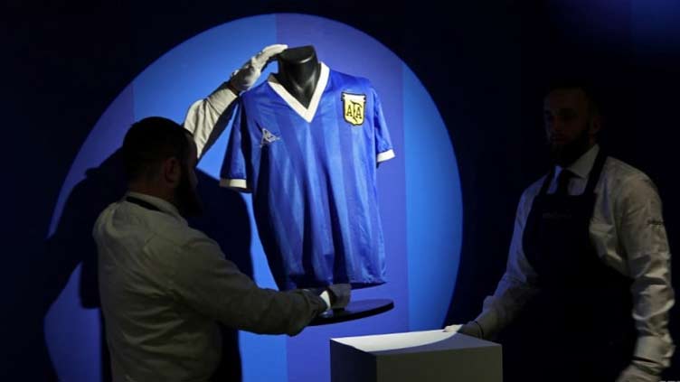 Maradona's 'hand of God' World Cup jersey auctioned for $9.3 million