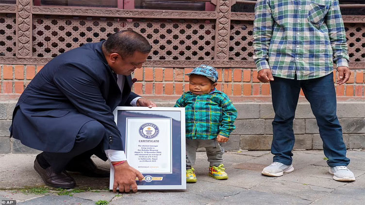 2.5-foot Nepali man declared shortest teenager on the planet