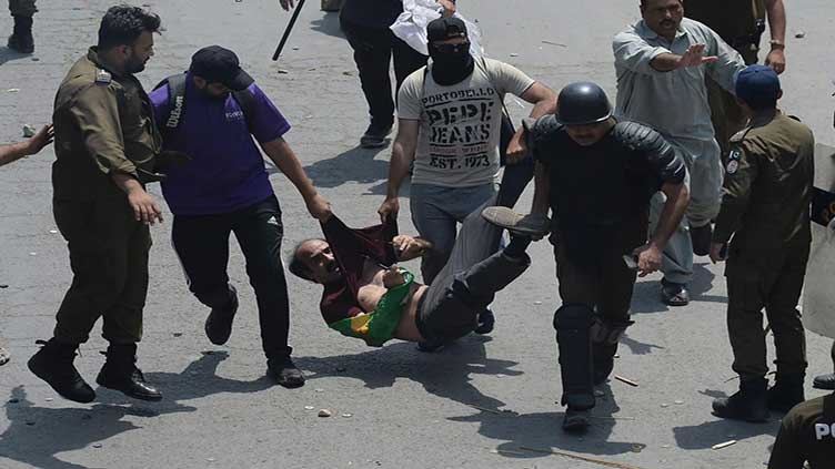 In pictures: PTI's long march 