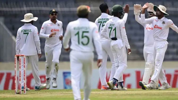 Shakib takes five wickets as Bangladesh bowl out Sri Lanka for 506