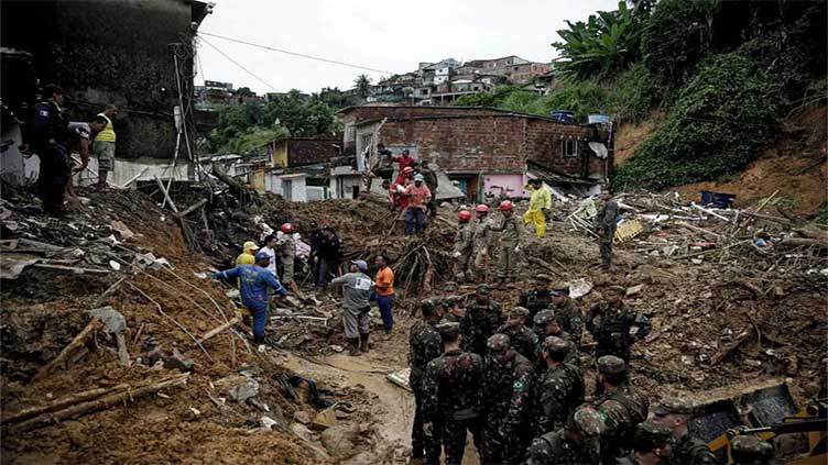 At least 44 dead, 56 missing in Brazil downpours