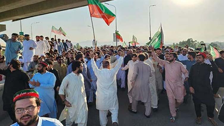 PTI leaders booked for protests against Imran Khan attack