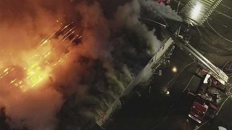  Russia cafe blaze kills at least 13 people, injures 5
