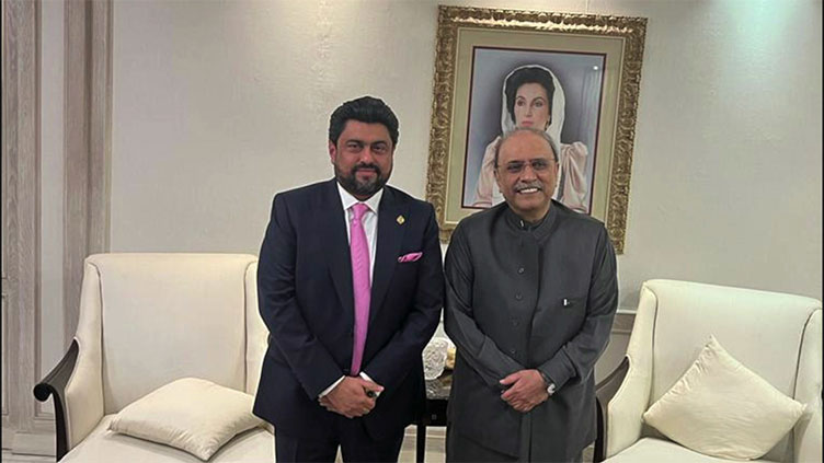 Governor Sindh calls on former president Asif Zardari