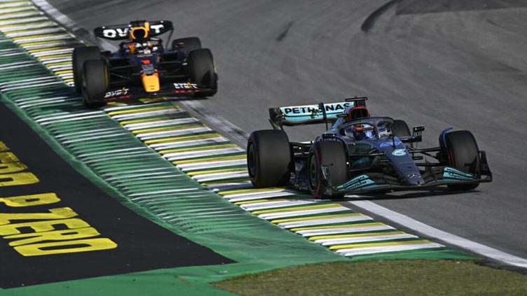 Russell sprint win sets up Mercedes v Red Bull showdown at Interlagos