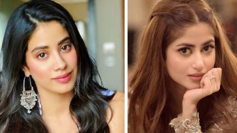 Janhvi Kapoor feels 'happy' to meet Sajal Aly after 'ages'