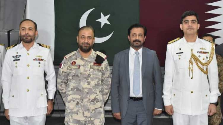 Pakistan navy ship arrives in Doha for security during FIFA world