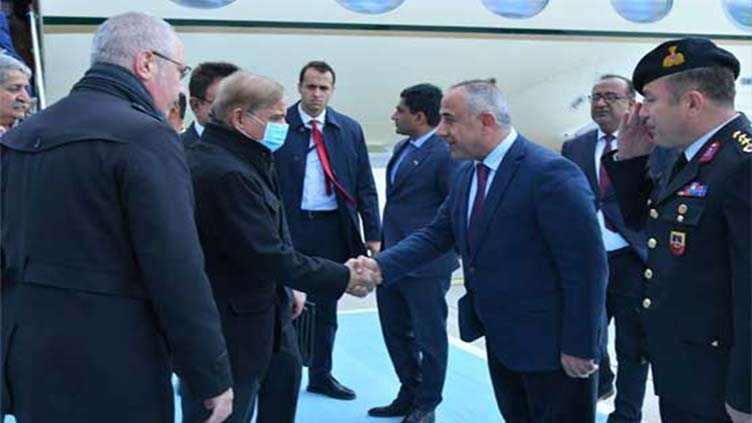 PM Shehbaz arrives in Turkiye on official visit