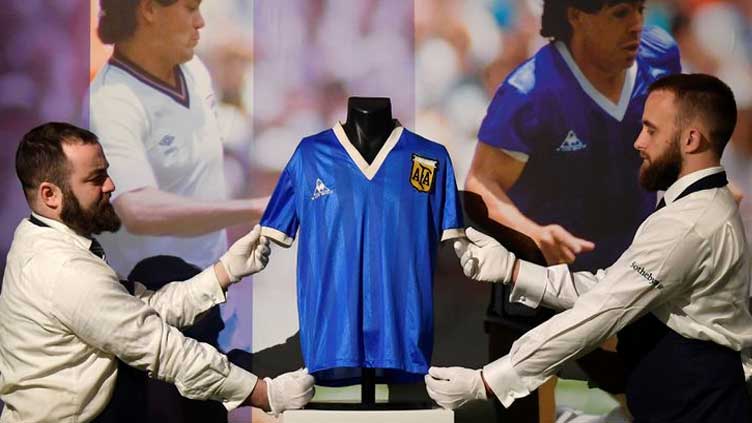  Maradona's shirt headlines Qatar exhibit during World Cup