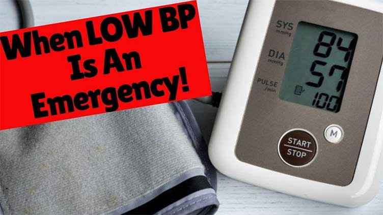 When is low blood pressure an emergency?