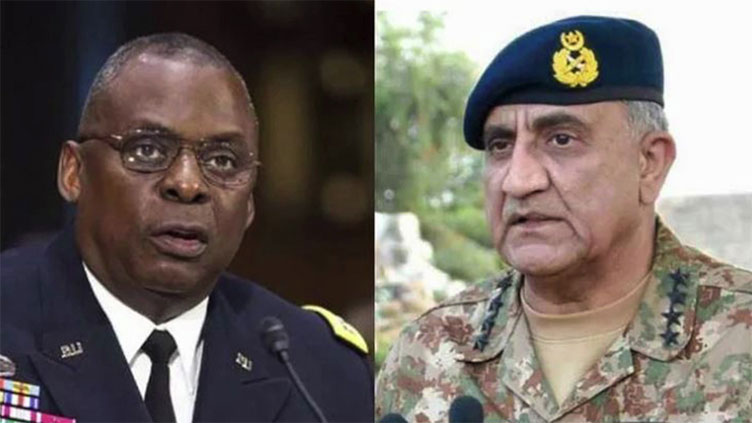 COAS Bajwa calls on US Secretary of Defence Lloyd Austin