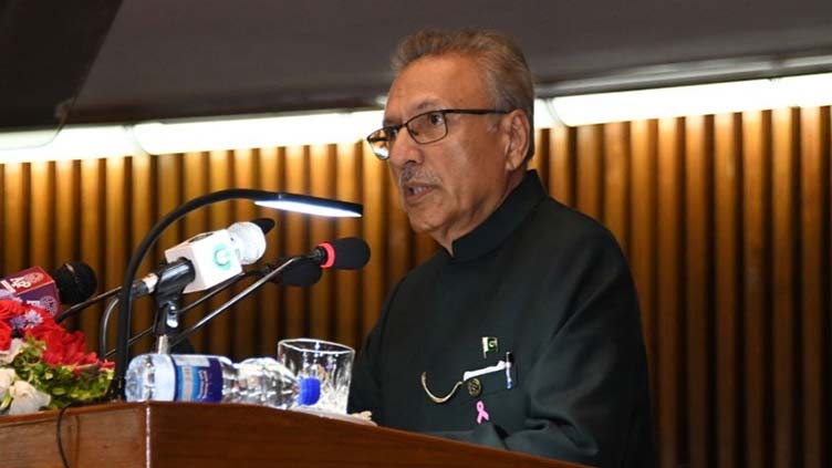 President Alvi urges political leadership to avoid polarisation