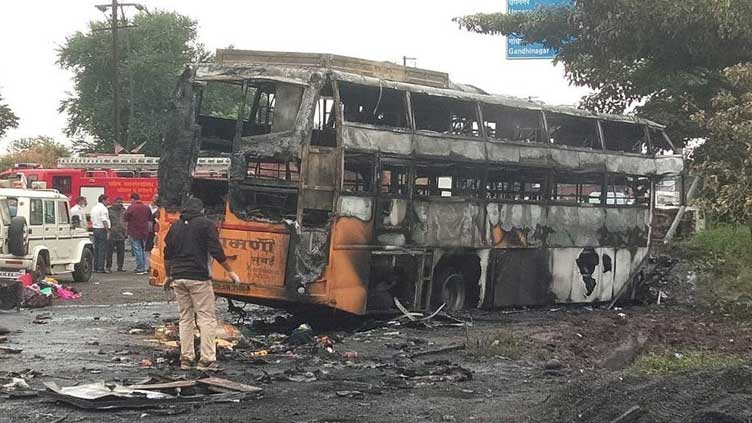  At least 12 dead, over 30 injured in bus fire in India's Nashik city