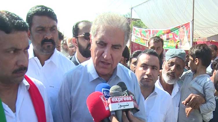 Qureshi urges PTI workers to turn out and vote