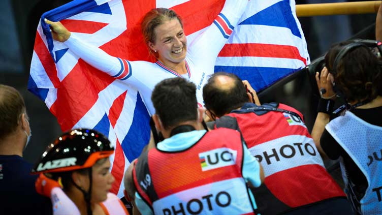 Britain's Evans wins first world title in women's points race