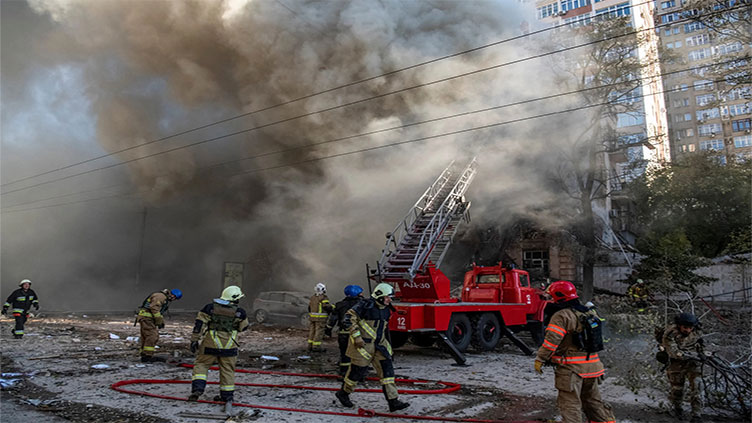 US condemns 'war crimes' after Russia drone attack hits Kyiv apartment block