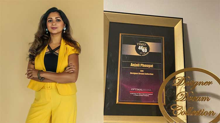 Anjali Phougat DDC founder honored with times 40 under 40 achievers Award