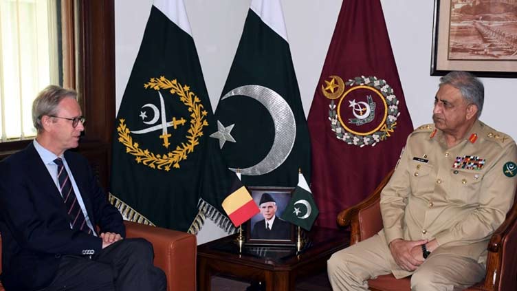 Belgian Ambassador calls on COAS Gen Bajwa 