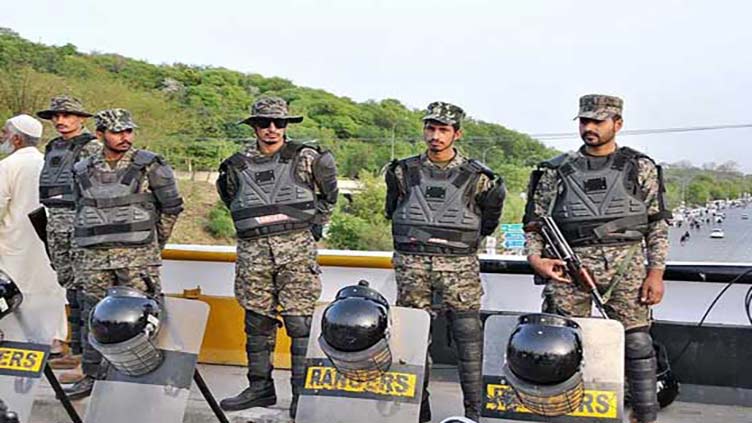 Rangers, FC personnel deployed in Red Zone amid PTI protests