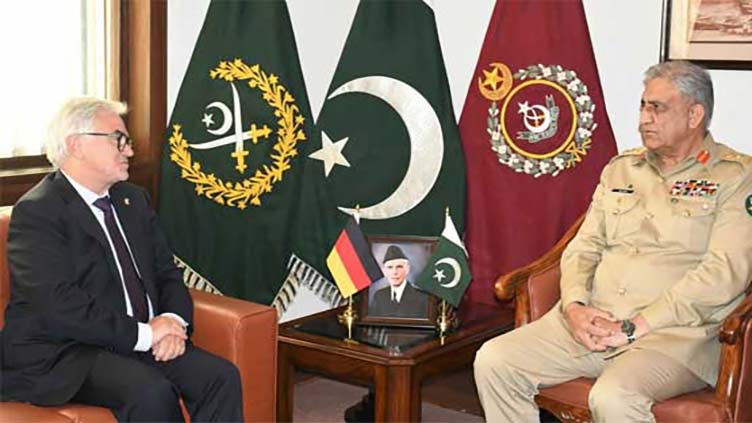 German Envoy calls on COAS, discusses bilateral ties, regional security situation