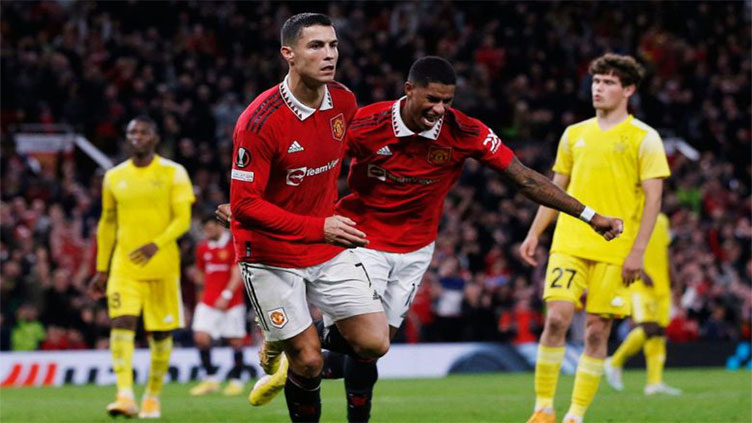 Ronaldo on target as Man Utd seal Europa League knockout spot