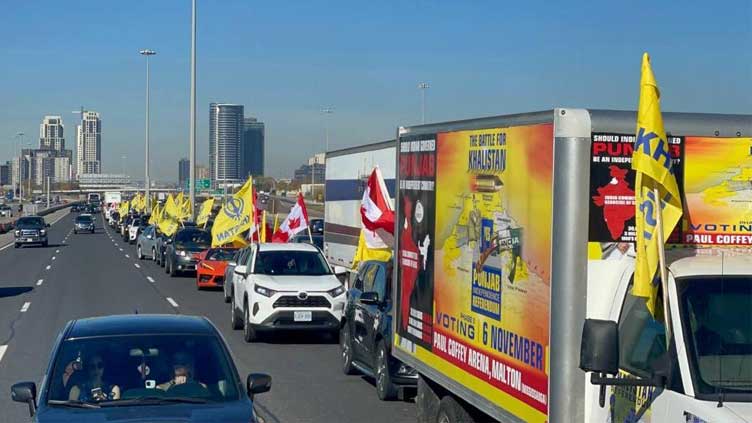 Khalistan convoy for '1984 Sikh Genocide' remembrance in Canada