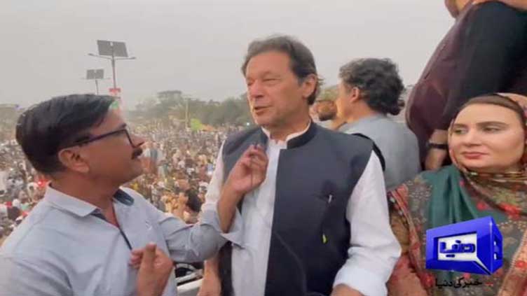 'No hope of talks with one who used to meet army chief in car trunk': Imran Khan