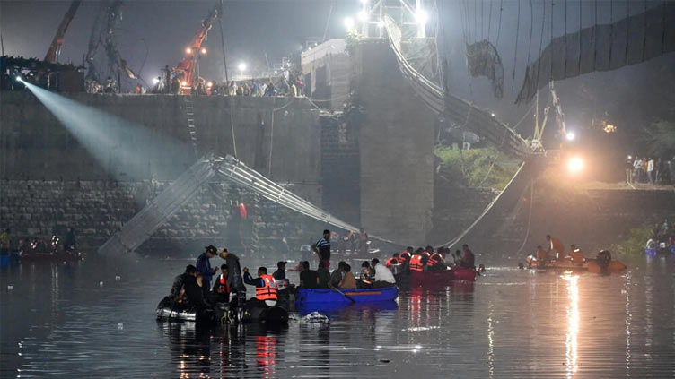 India bridge collapse kills 132