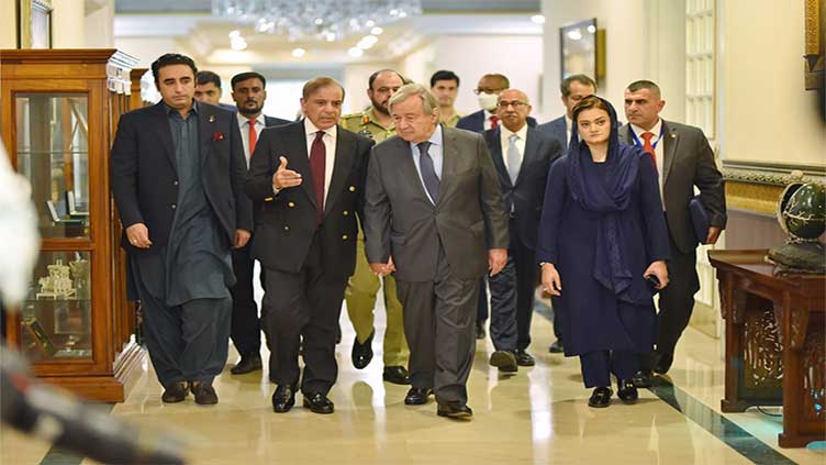 PM, UN Secretary General meet to discuss flood situation in Pakistan