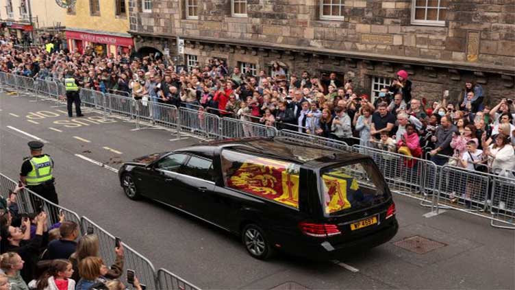 Britons get first chance to view Queen Elizabeth II's coffin