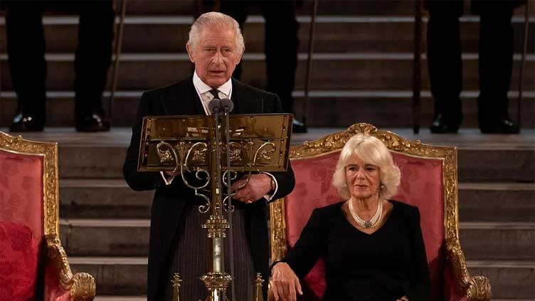  King Charles addresses parliament, heads to Scotland for queen's vigil
