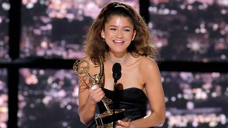 Zendaya becomes first black woman to win drama lead Emmy twice