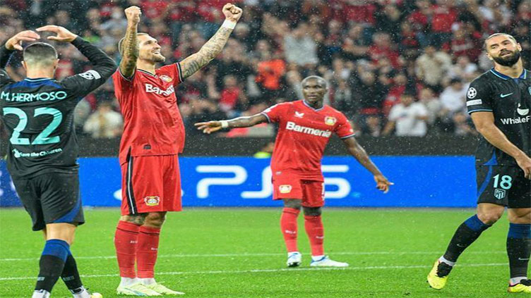 Leverkusen's late goals sink Atletico in Champions League