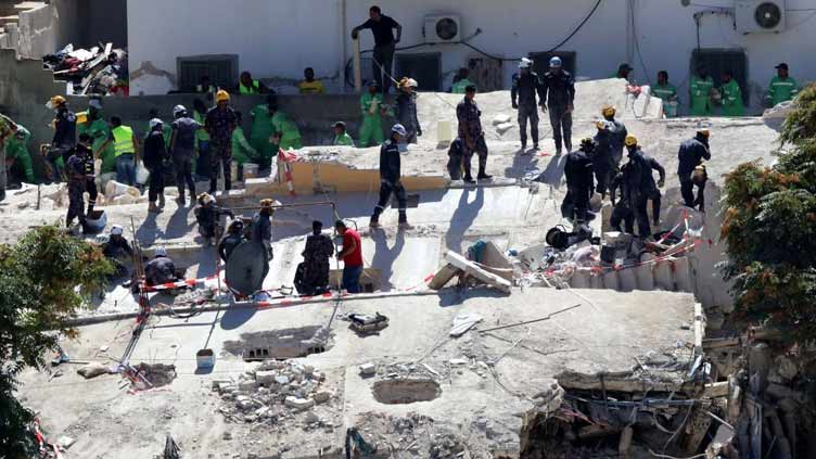14 dead in Jordan building collapse as search ends
