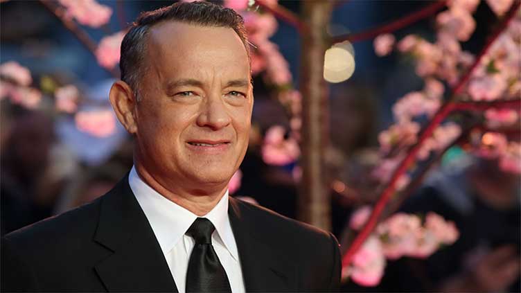 Image of Tom Hanks wearing an anti-Trump t-shirt is digitally altered