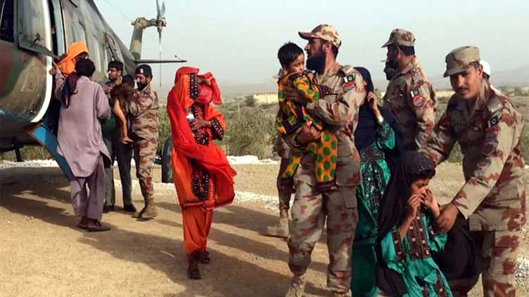  Pak Army, FC continuing relief activities for flood victims in Balochistan