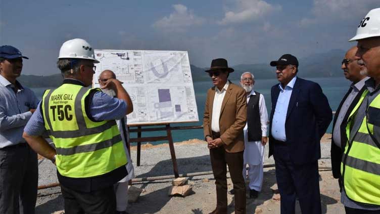 Chairman WAPDA visits Tarbela Dam, T-5 Hydropower Project