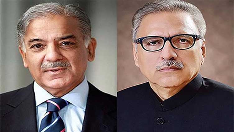 PM meets President Alvi, discusses aftermath of flood destruction 