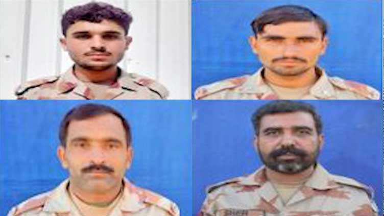 Four soldiers martyred as Irani terrorists open fire in Balochistan