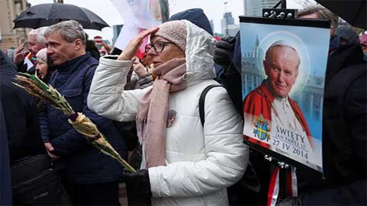 Poles march to honour Pope John Paul II on anniversary of his death