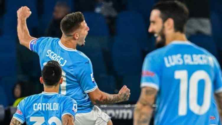 Lazio see off Monza to stay second behind Napoli