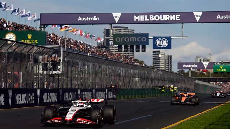 Fan at Australian Grand Prix left bleeding after hit by car debris