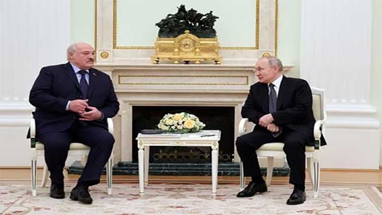 Putin opens talks with Belarus leader, no public mention of Ukraine