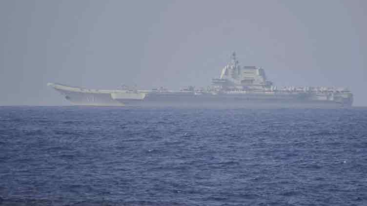 China sends warships and aircraft around Taiwan for second day