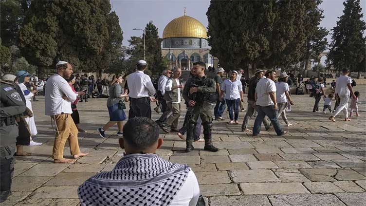 Tensions build around Jerusalem shrine after Syria rockets