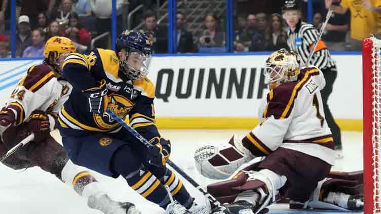 Quinnipiac beats Minnesota 3-2 in OT, wins NCAA hockey title