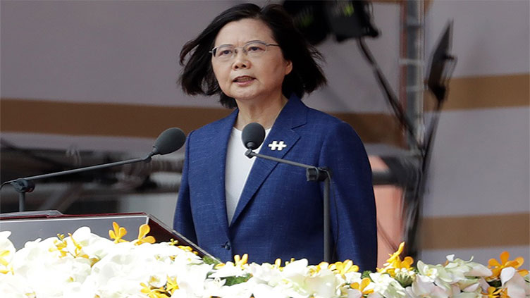 Taiwan president slams 'irresponsible' China military drills