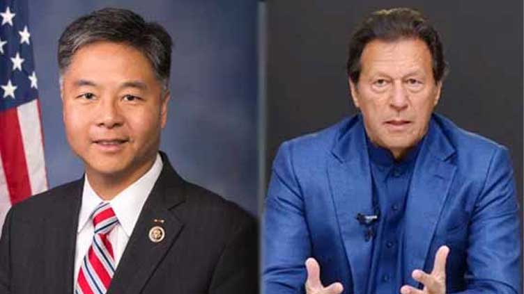 Imran, US Congressman discuss HR violations in Pakistan