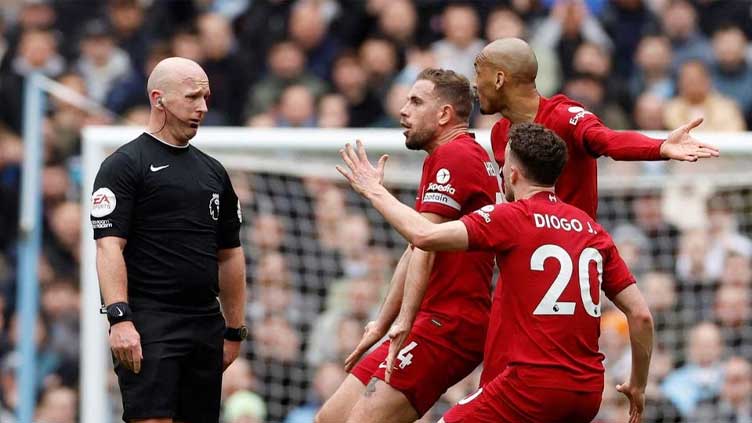 Liverpool fined for player conduct in loss to Man City